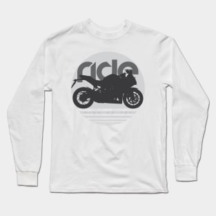 RIde cbr650f sun Long Sleeve T-Shirt